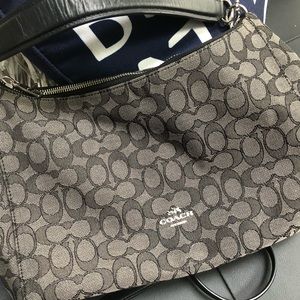 Black coach purse